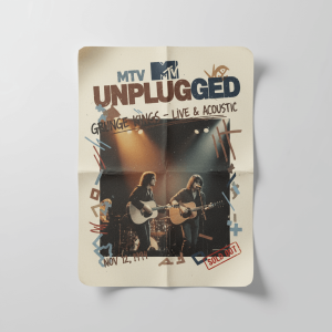 Nirvana MTV Unplugged Poster (Reprint)