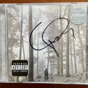 Taylor Swift Signed “Folklore” CD Booklet