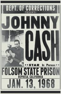 Johnny Cash Live Concert Poster (Vintage)