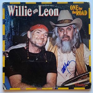 Willie Nelson Signed Vinyl Sleeve